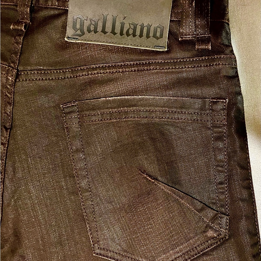 John Galliano Men's Skinny Jeans - Dark Brown